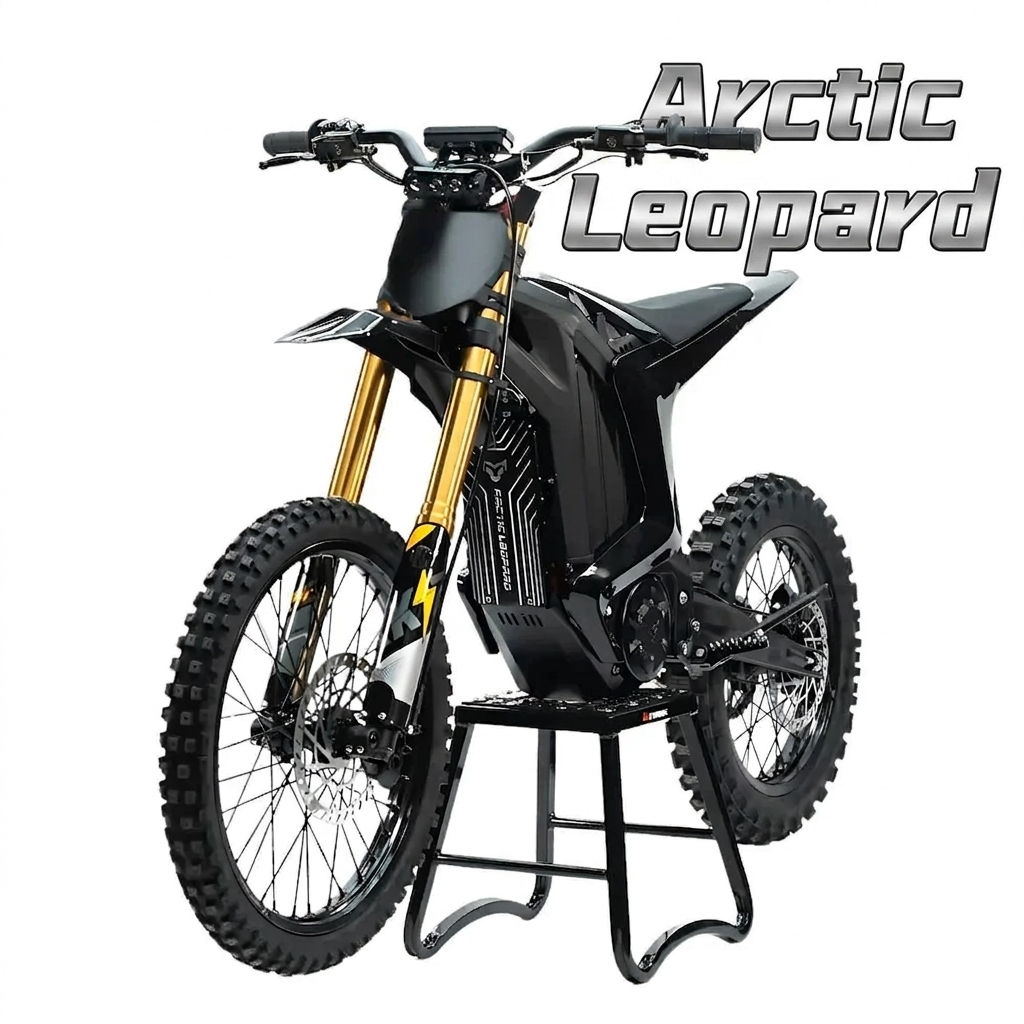 Arctic Leopard XE PRO S electric dirt bike available at VoltRush USA in St. Louis