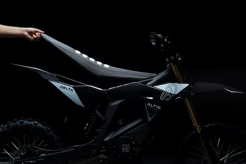 Altis Delta electric dirt bike component detail