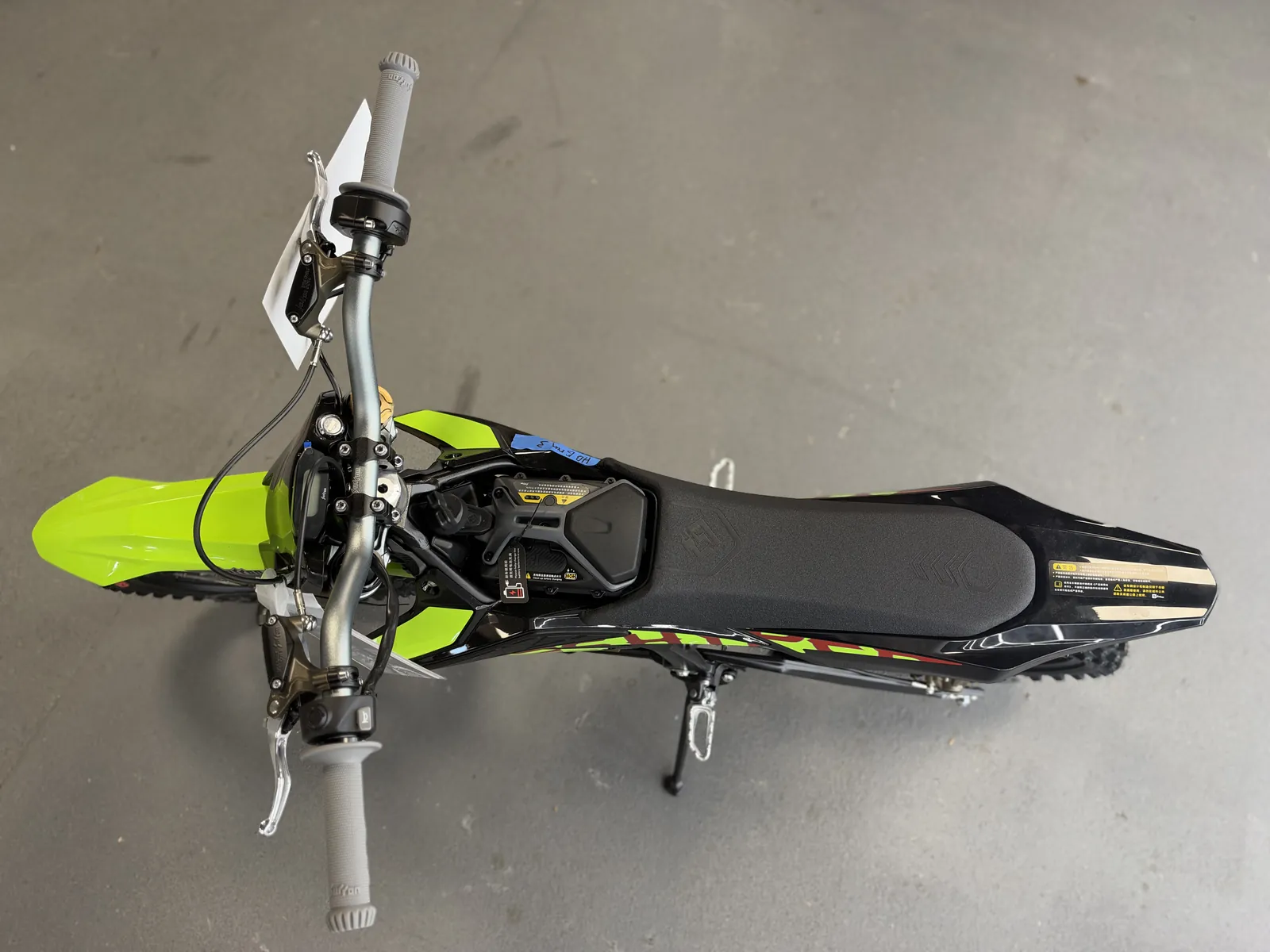 Surron Hyper Bee electric dirt bike at the VoltRush USA showroom, photo 4