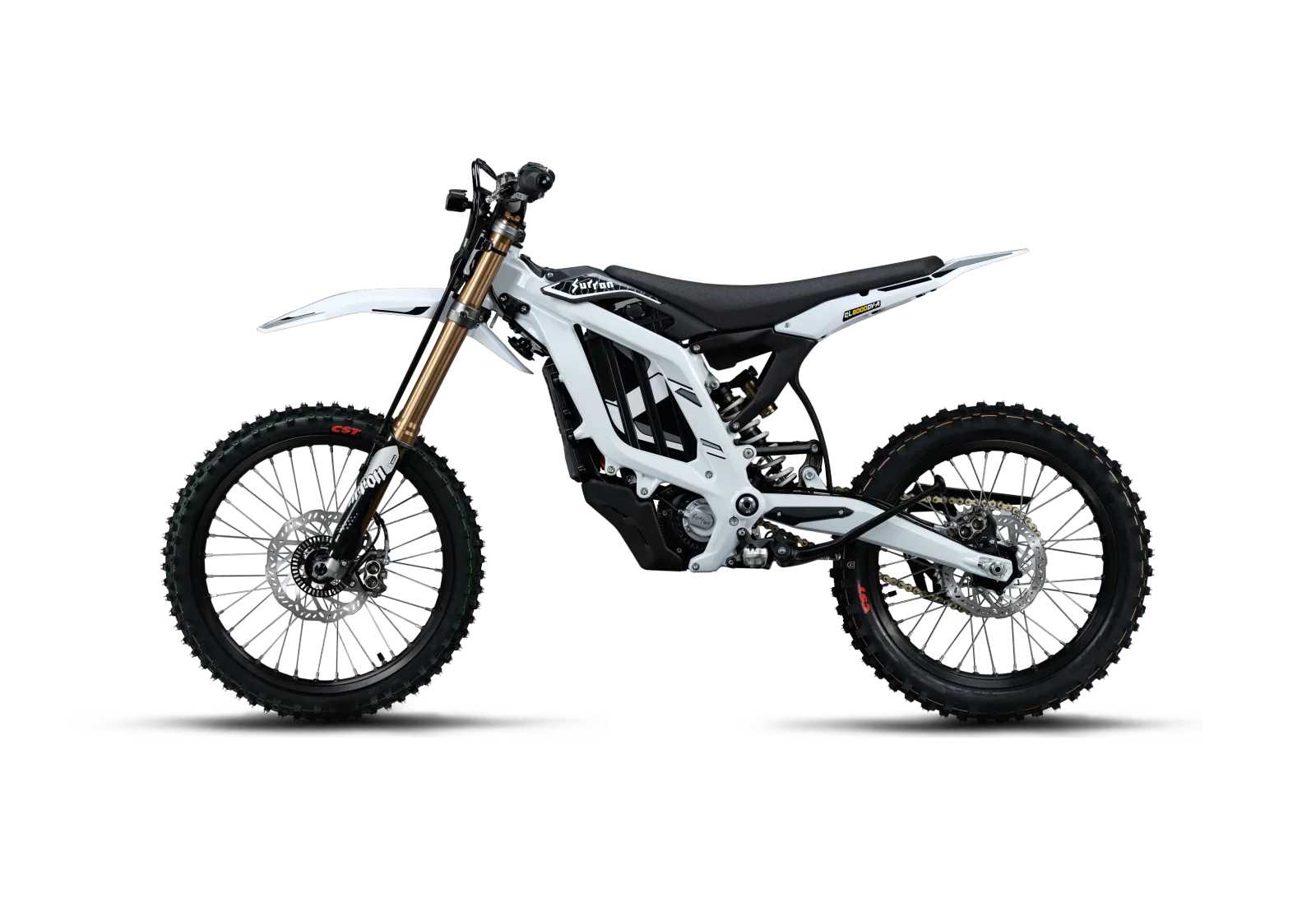White Surron Light Bee 2 electric dirt bike