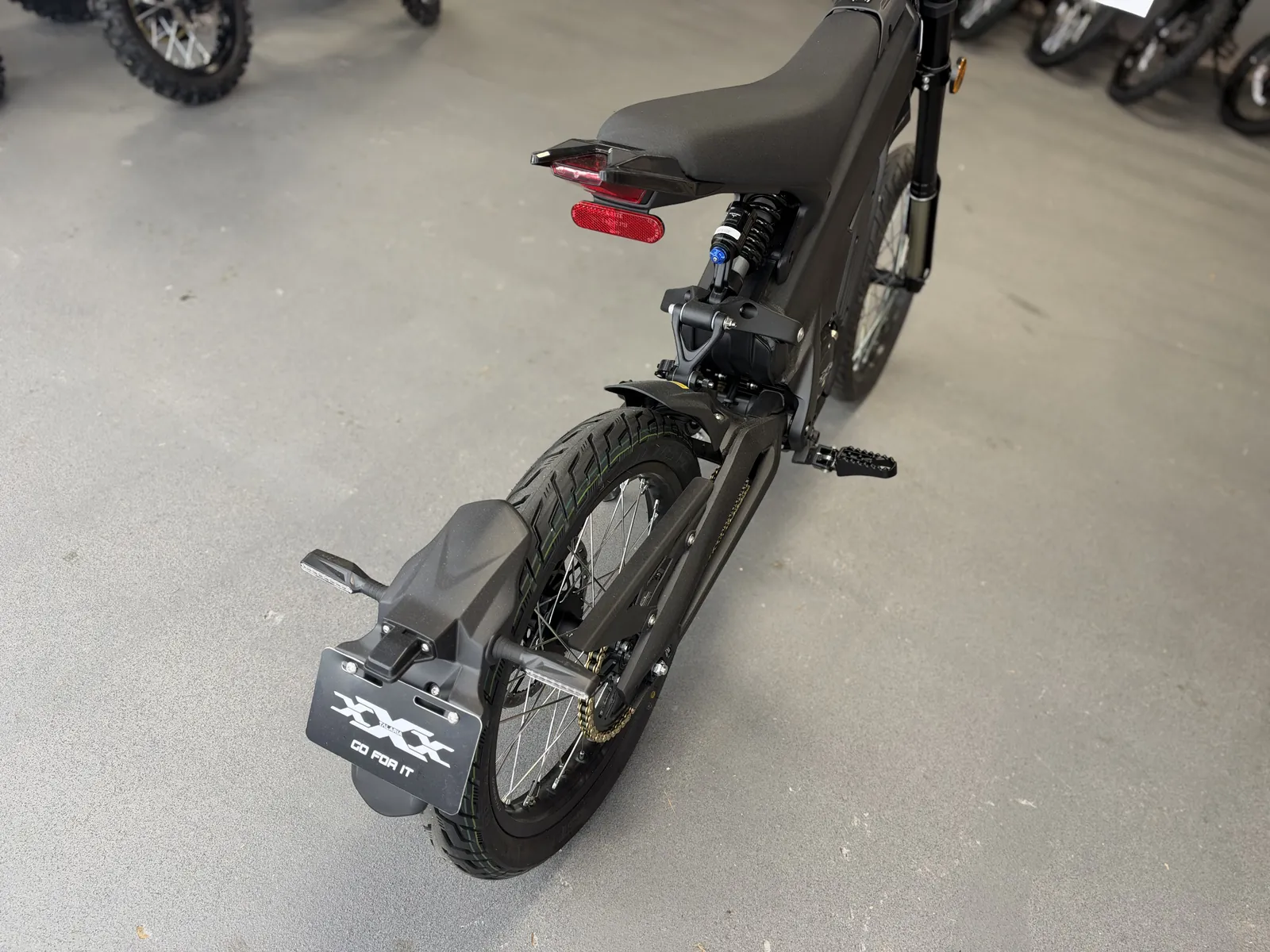 Talaria XXX electric dirt bike at the VoltRush USA showroom, photo 5