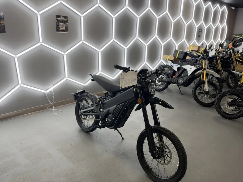 Talaria XXX electric dirt bike at the VoltRush USA showroom