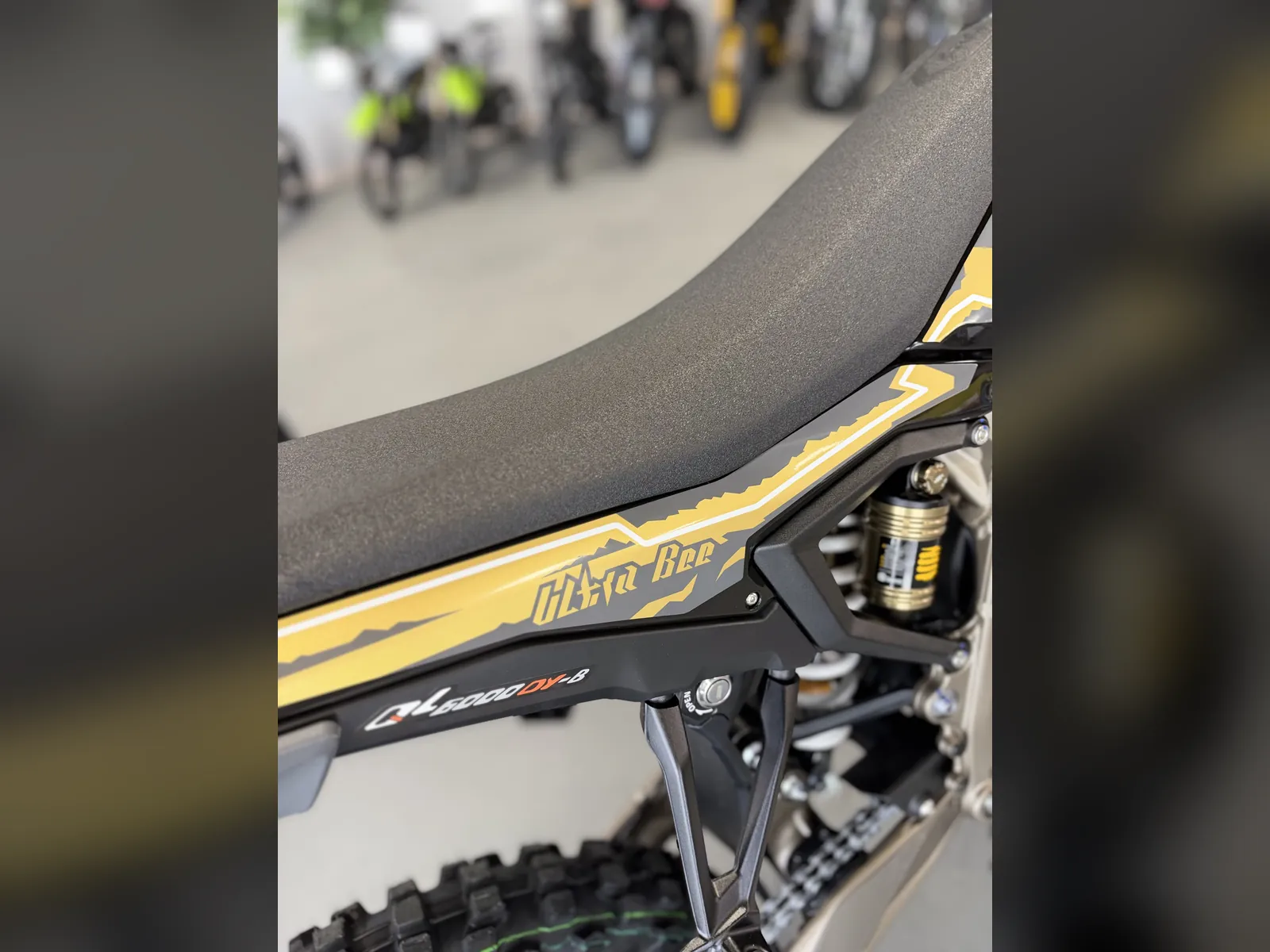 Surron Ultra Bee electric dirt bike at the VoltRush USA showroom, photo 7