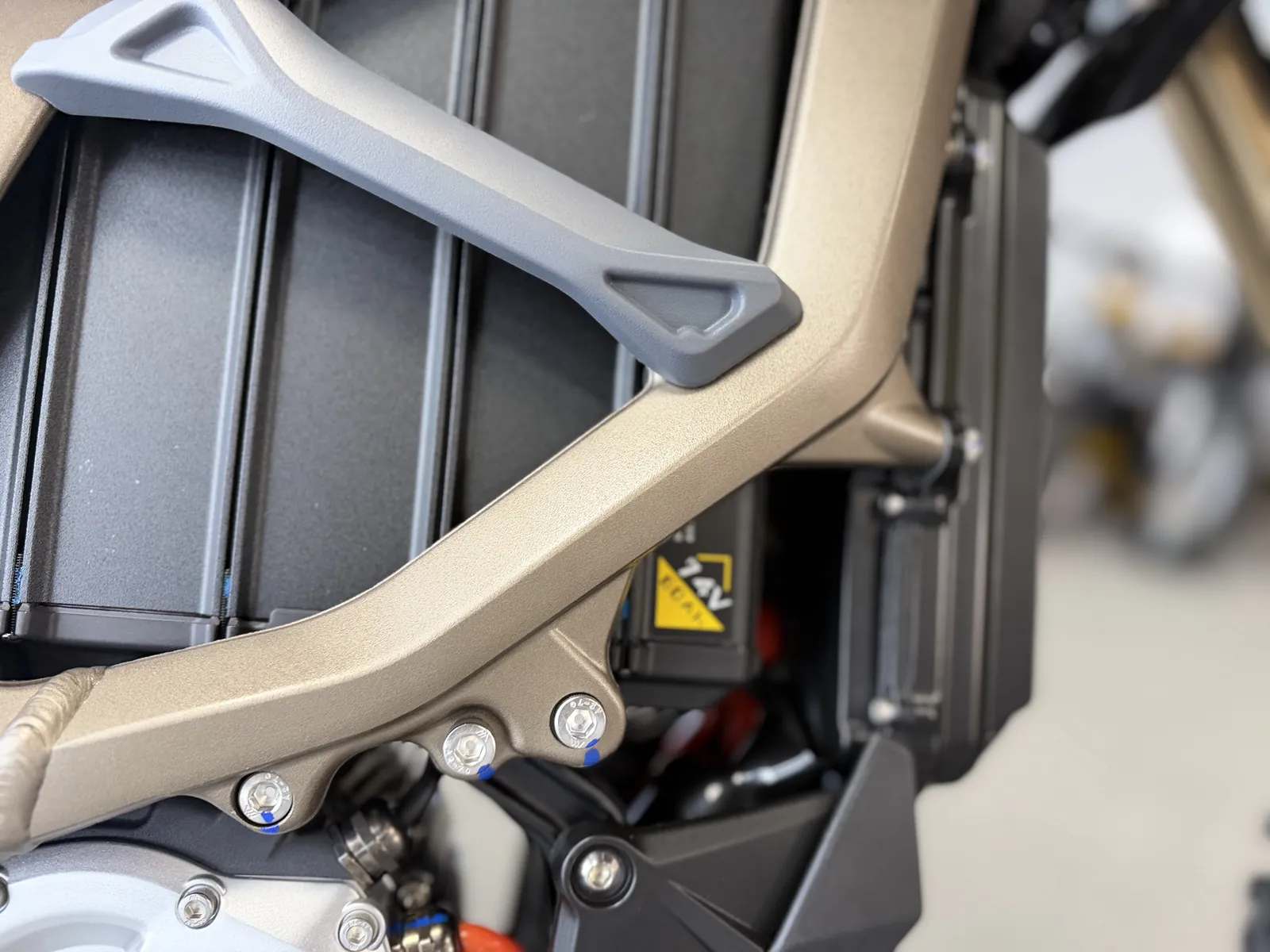 Surron Ultra Bee electric dirt bike at the VoltRush USA showroom, photo 11