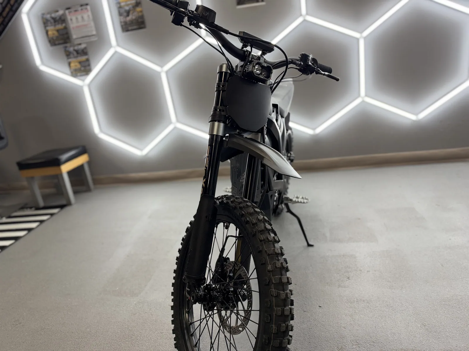 Ventus V1+ EVO electric dirt bike front view at VoltRush USA
